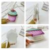 PU Leather Purse Cupcake Box Cupcake Crossbody Bag for Women Girl