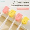 Cartoon Cat Toothbrush Head Cover - Dustproof & Breathable Travel Case for Toothbrush Protection