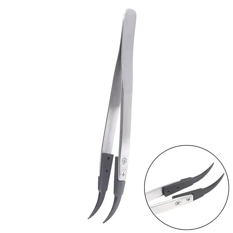 

1 шт. Для установки стрелок часов Прямой локоть ESD-259 ESD-259A ESD-7A Ручка Нержавеющая Антистатический Пластиковый Пинцет