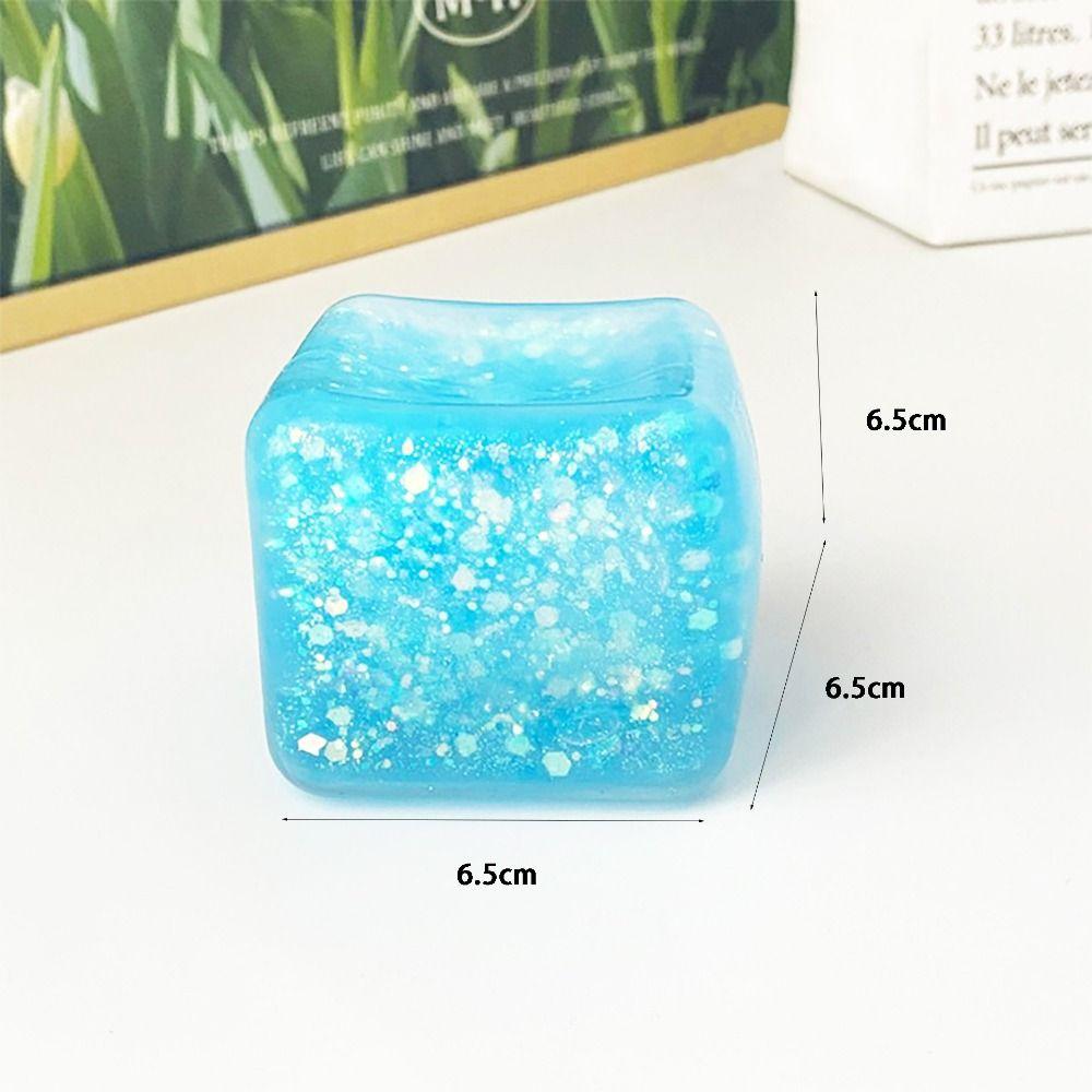 TPR Maltose Squeeze Block Squishy Decompression Toy New Simulated Tofu Squeeze Toy