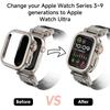 Metal Bumper Case For Apple Watch 45mm 44 Protector Frame Cover For iWatch Series 11 10 9 8 7 6 5 4 SE Change To Ultra 2 49mm