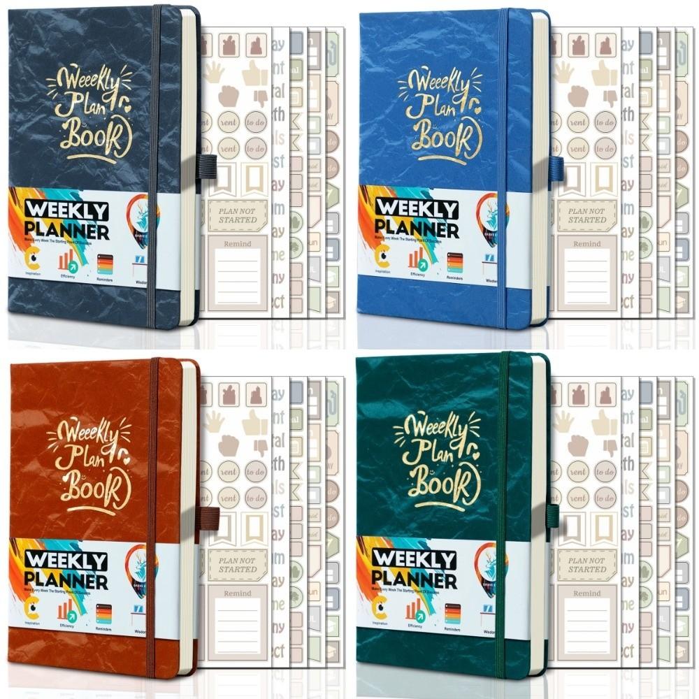 English Edition A5 Weekly Planner To-do List Personal Schedule Planner Cash Budget Book  Study Work