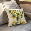 1pcs Striped Lemon Cushions Pillowcase Polyester Cushion Cover Throw Pillow Pillowcover Home Car Sofa Decor