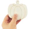 30 Pack 4 Inch Wood Pumpkins Cutouts Unfinished Wood Pumpkins Crafts Wooden Pumpkins Hanging Ornaments DIY Pumpkins Craft Gift Tags for Home Party