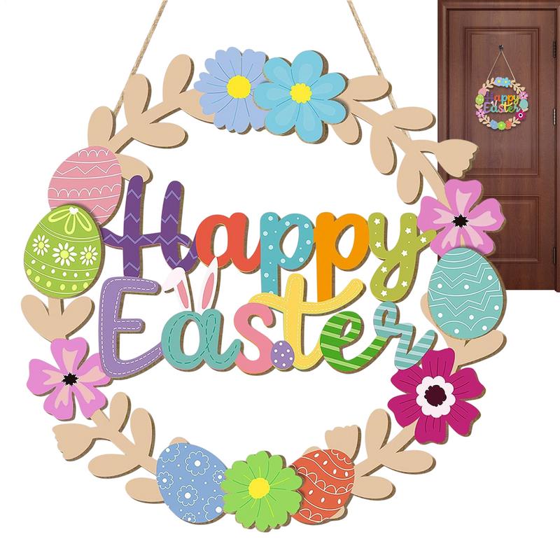 Osterdekorationen für die Haustür Holz-Osterschilder für die Haustür Frühlingswand Heim Bauernhaus Dekorationen für Hof Veranda Wand