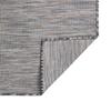 VidaXL Tapis à tissage plat d'extérieur 120x170 cm Marron et bleu 340816