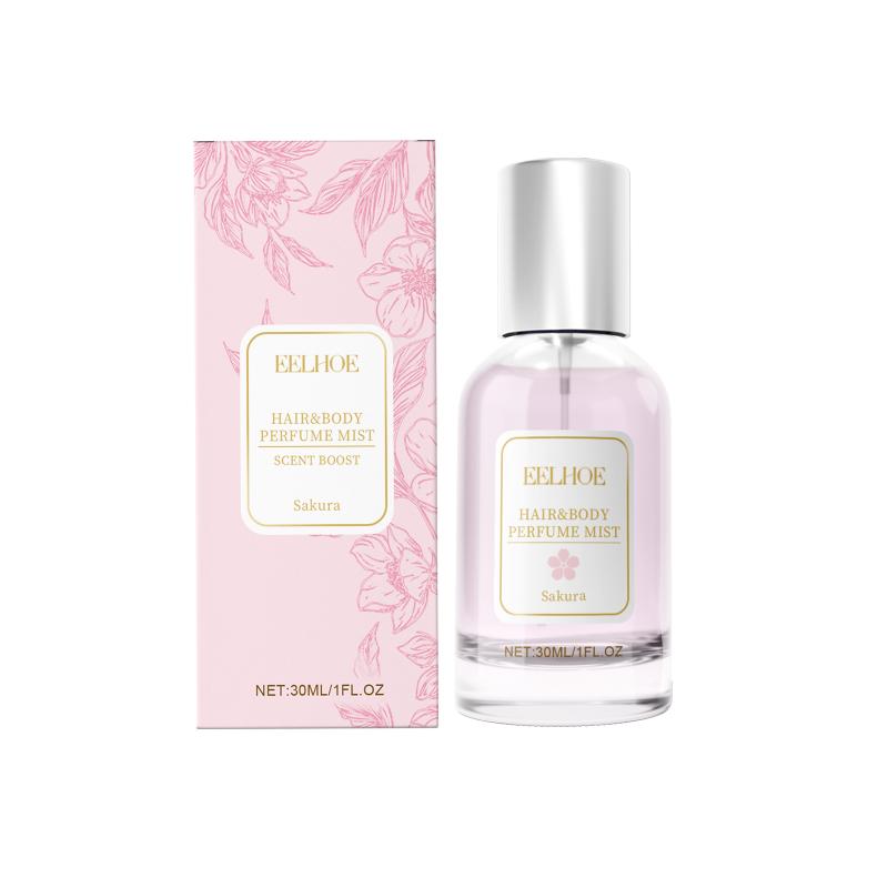 Eelhoe 30Ml Vanilla Body Perfume Mist Fresh Natural Romantic Scent Lasting Pheromone Comforting Body Hair Eau De Parfum Spray