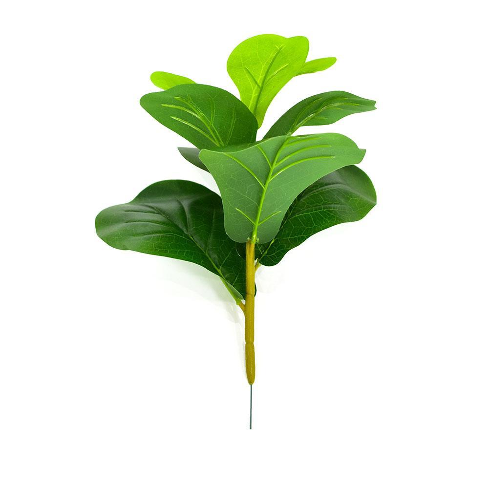 28/50cm Artificial Fiddle Leaf Fig Tree Faux Plants Greenery Bush Outdoor Ficus For Courtyard D F3D3