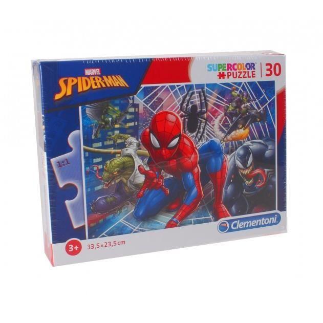 Clementoni Puzzle SuperColor Puzzle Spider-man 30 Pièces