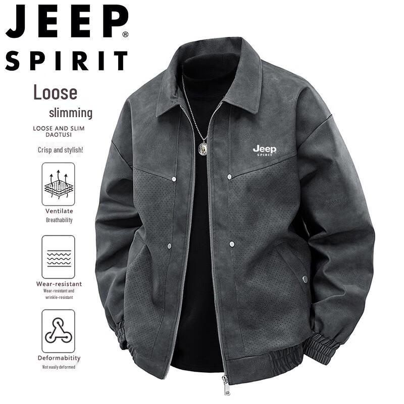Мужская повседневная тонкая куртка JEEP SPIRIT для улицы XL