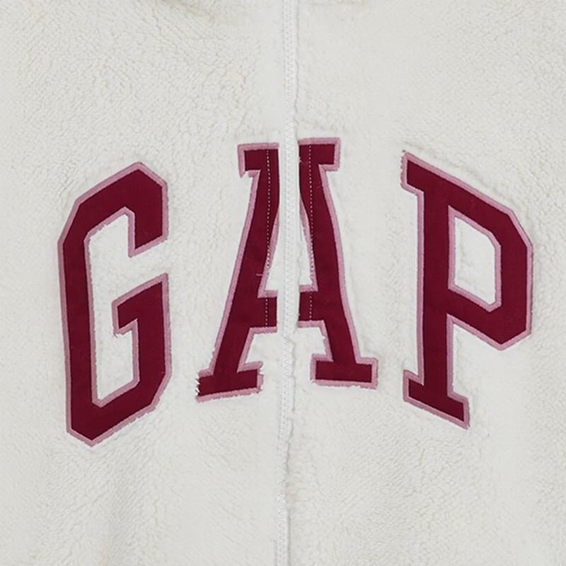 Gap Women's Cozy Embroidered Loose-Fit Hooded Sweatshirt