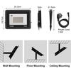 T-SUN RGB LED 100W Flood Light IP66 Waterproof Outdoor Spotlight  Reflector Projector Lamp For Garden Christmas Decoration