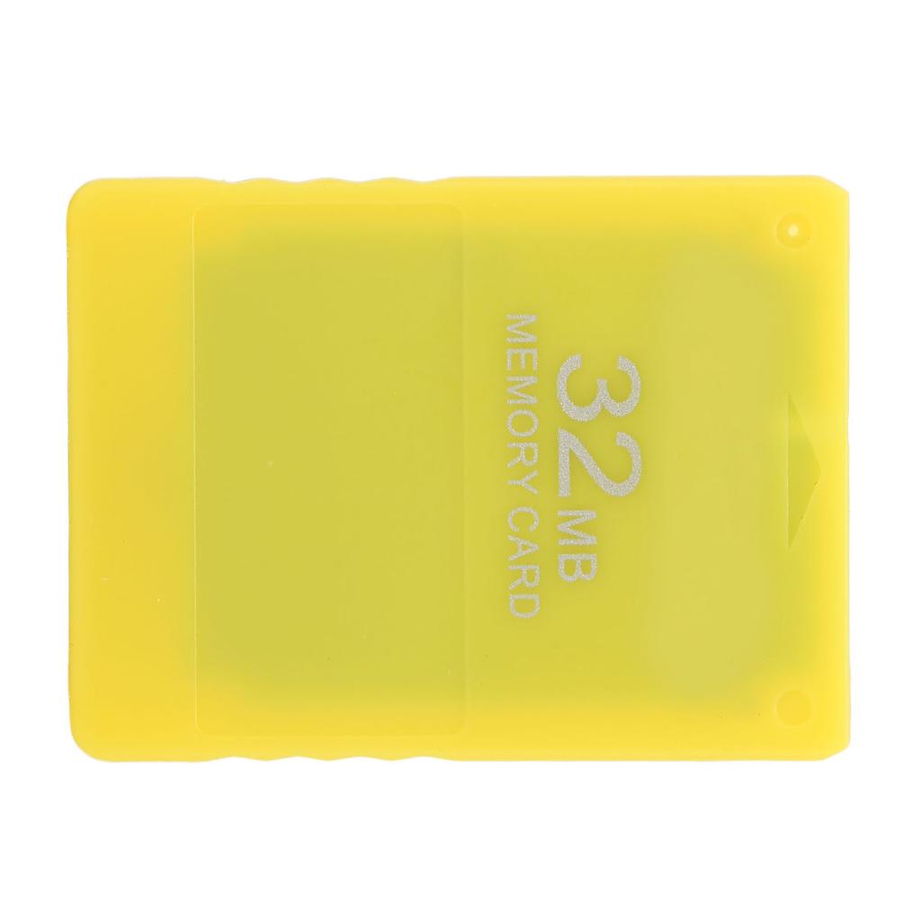 32MB Game Memory Card High Speed FMCB 1.966 Memory Card Data Storage Memory Card for PS2Yellow