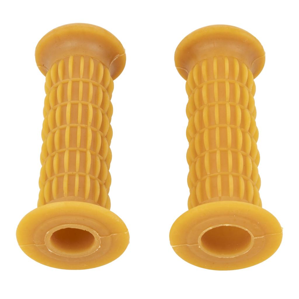 Kijima Motorcycle Parts 130mm Natural Grips, Classic, Rubber, (22.2mm), Through-Type, Universal, Rubber, 201-491
