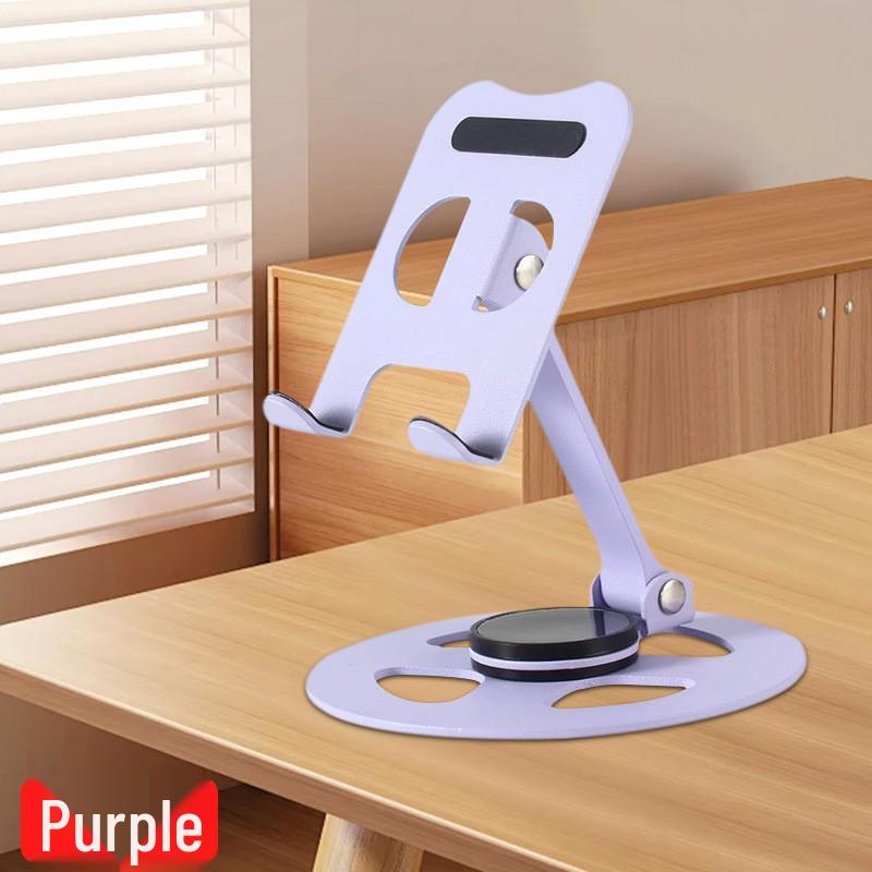Universal Metal Foldable Desktop Stand for Phones & Tablets with Cooling Feature