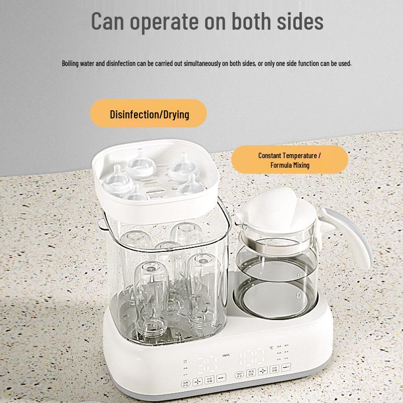 3-in-1 Baby Constant Temperature Kettle: Sterilizes, Dries, and Warms Milk.
