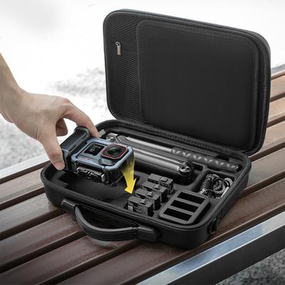 Pour Insta360 Ace Pro 2 Kit Poignée Sac Organisateur Coque Rigide Anti-Rayures Sac de Rangement Organisateur de Caméra Portable pour Voyage en Plein Air