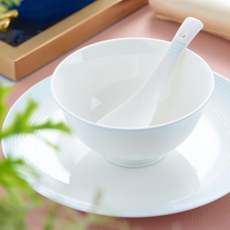DuoCai 28-Piece Bone China Dinnerware Set