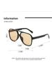 Vintage Oversized Sunglasses Women Retro Big Frame Sun Glasses Female Black Yellow Ins Style Square Oculos De Sol