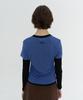TARVERT Moibi Tencel Wool T-Shirt - Blue