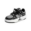 Niche board shoes men's spring new versatile casual white shoes platform letter shoes