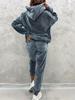 Autumn Winter New Velvet Casual Set Long Sleeve Women's Clothing