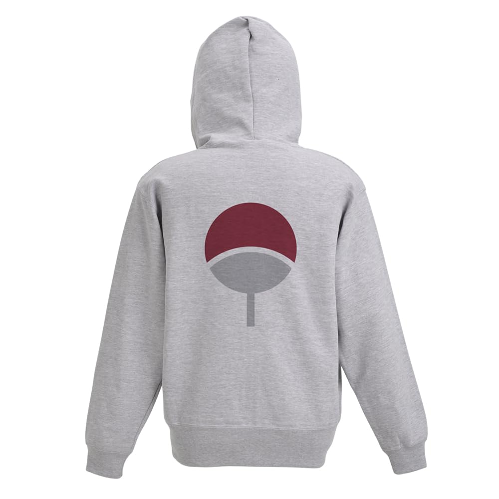 

COSPA NARUTO Shippuden Uchiha Zip Hoodie MIX GRAY Size S [Official]