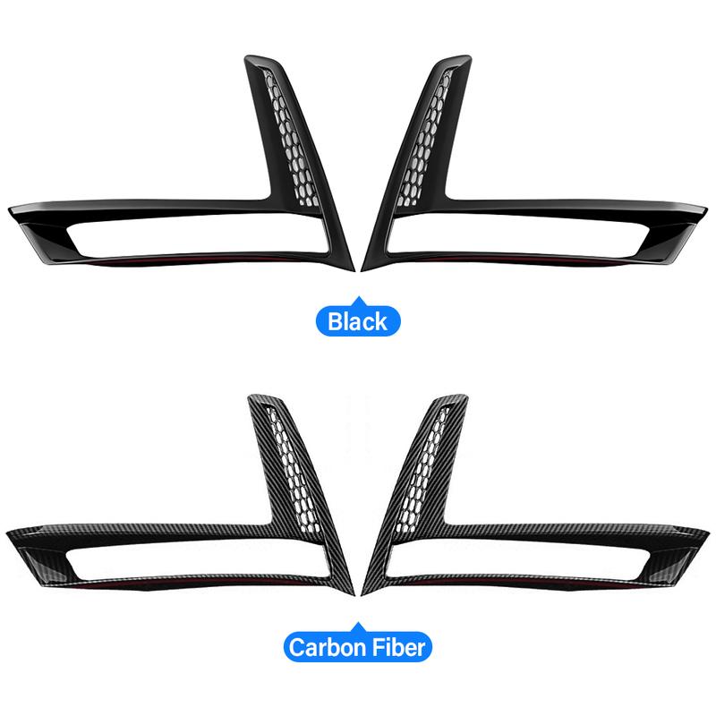 Car Accessories For Honda CR-V 6th Gen  2024 2025 CRV Hybrid ABS Carbon Fiber Front Fog Lamp Frame Cover Case Trim Stickers