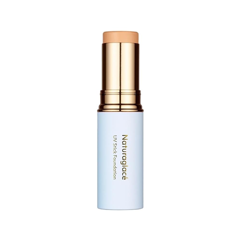 Naturaglace UV Stick Foundation 02 Medium Beige 12g SPF50+ Plant-Based Skincare Organic