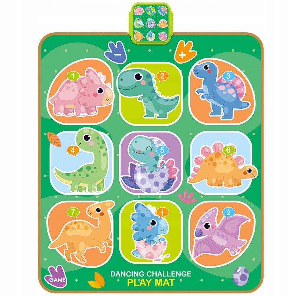 Musical Dancing Mat Interactive Educational Animals Sound Led