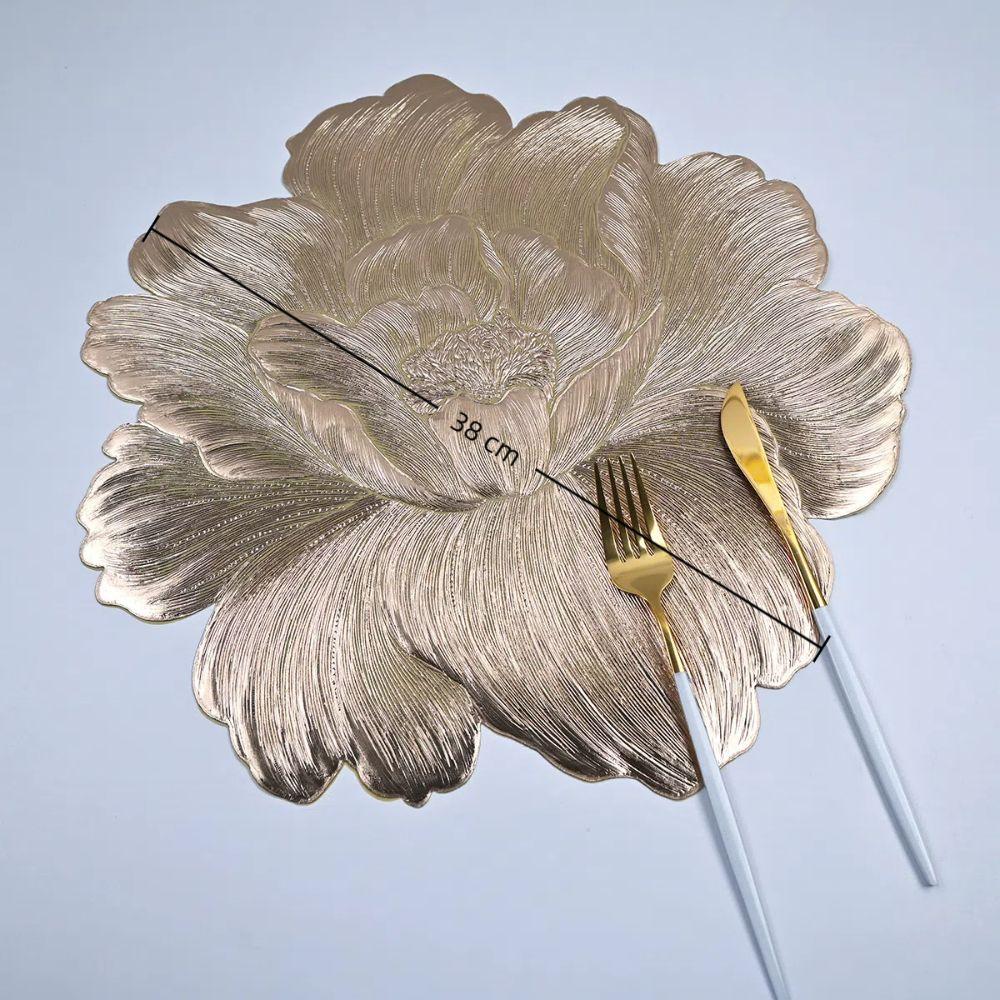 Washable Insulation Coasters Lotus-Shaped Table Mat Creative Cup Mat