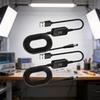 USB 5V to 12V DC5.5mm Connector Cable with Integrated Conversion Module for Compatible Low-Power Equipment and Backup Setups
