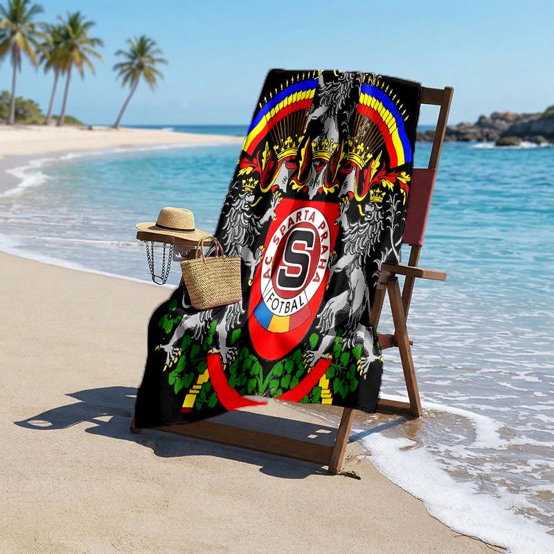 Ac Sparta Praha Fashion Beach Towel: Ideal for Summer Adventures Soft, absorbent and quick drying suitable for swimming and bathing