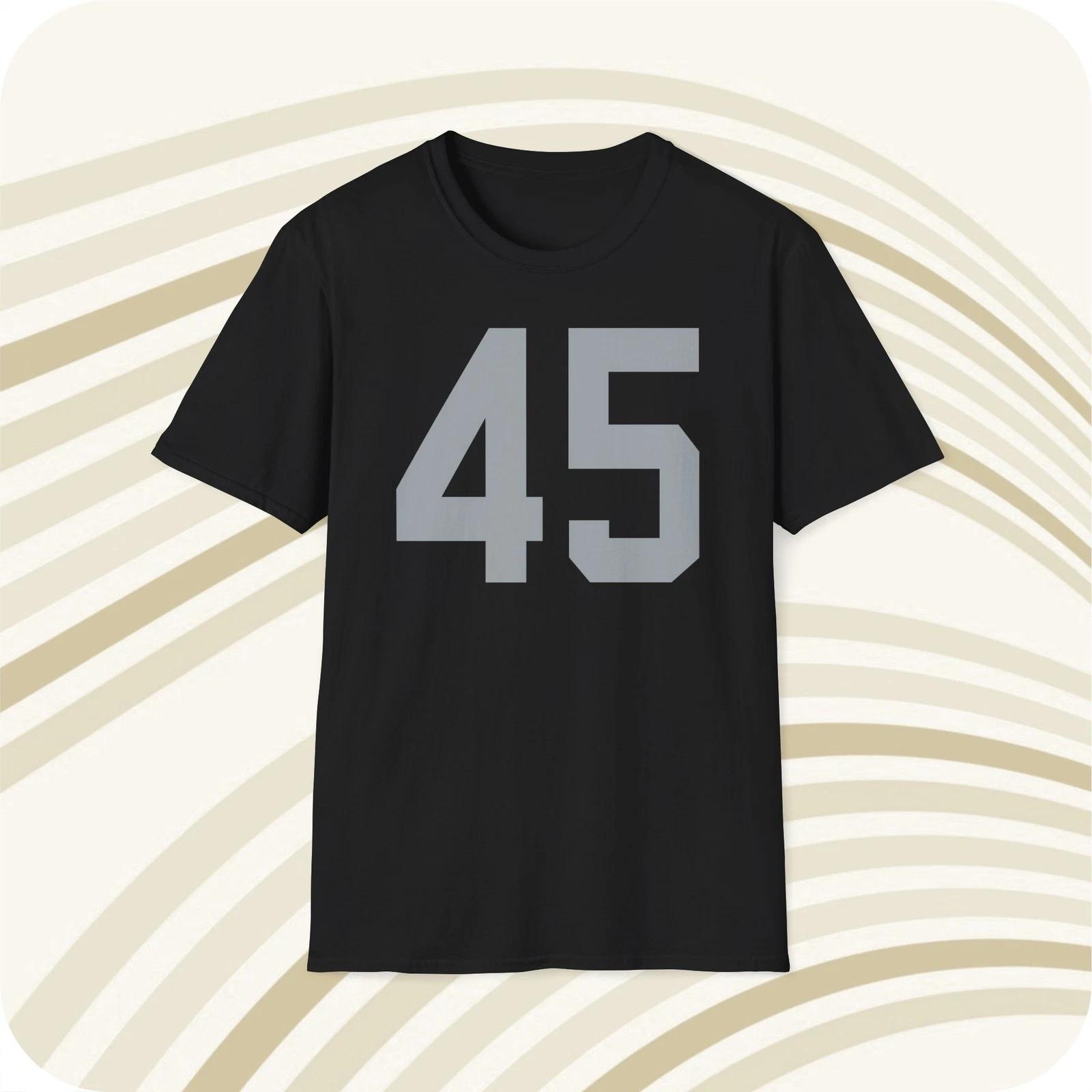 Men s and Women s T-shirts David Grayson Oakland Raiders #45 NFL Jersey T-Shirt - Front & Back Print XXL