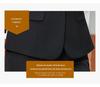Women's Formal Business Interview Suit - Black Slim Fit Blazer and Pants Set