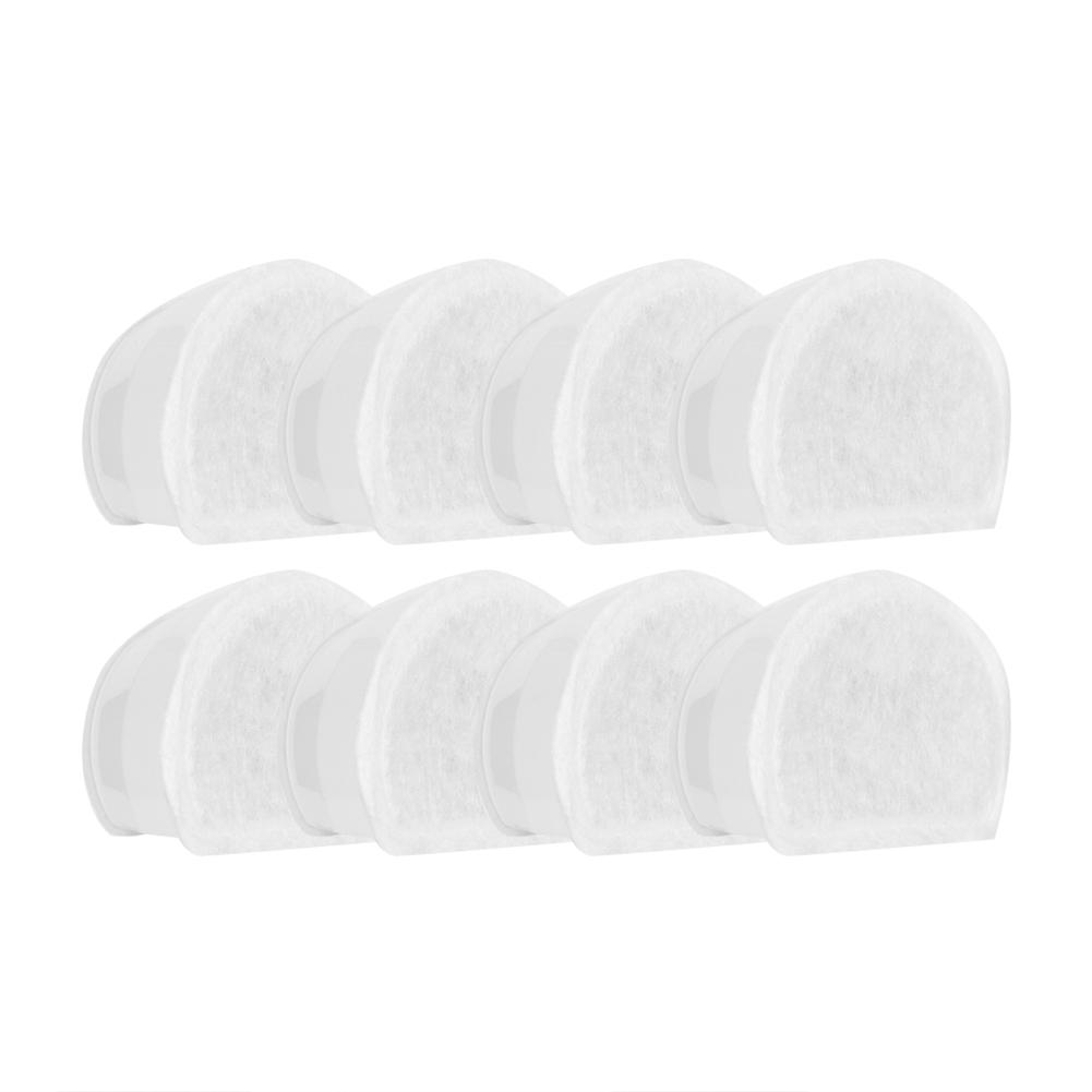 8 STÜCKE Haustier Wasserspender Aktivkohlefilter Kern Ersatz Zubehör Keine Verformung