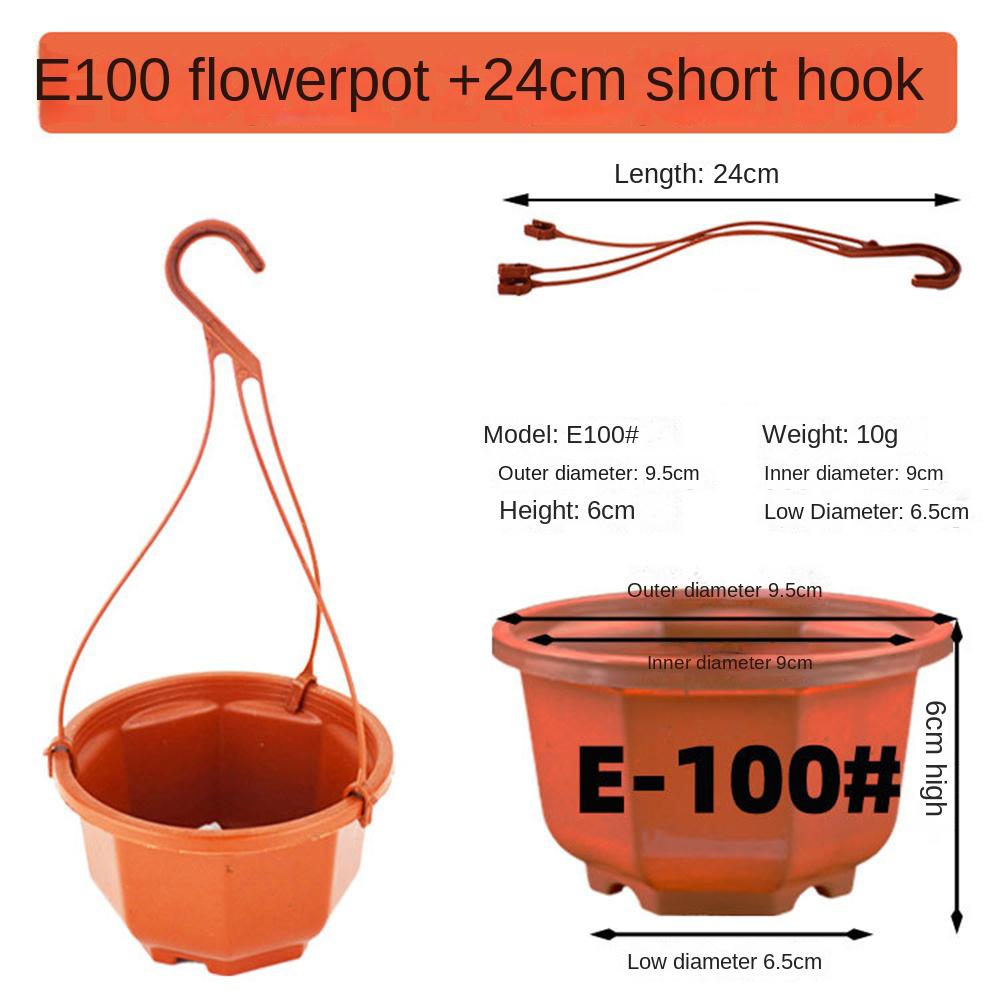 Ghiveci suspendat Ghiveci de flori din plastic Ghiveci pentru suculente Ghiveci suspendat pentru orhidee Pentru balcon Grădină Materiale de plantare 9.8cm