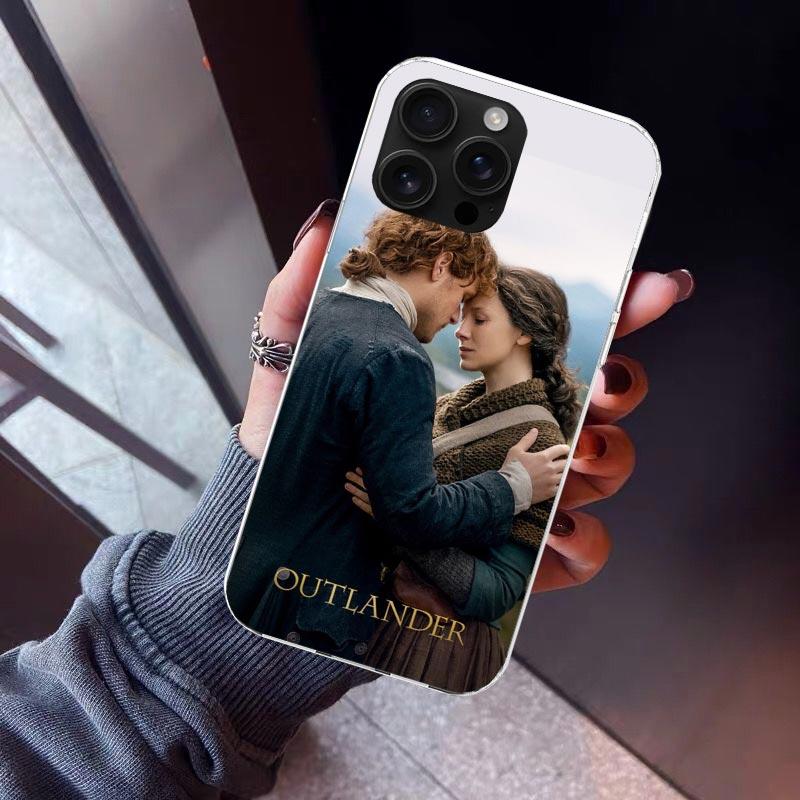 Outlander TV Phone Case For iPhone 17 Air 16 15 Pro Max 14 Plus 13 Mini 12 11 Cover 7 8 SE Silicone Shell Print Fundas 17 Air 16