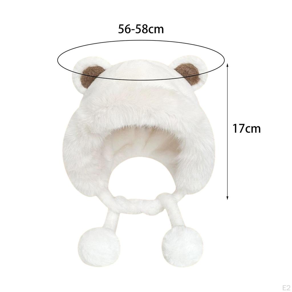 Winter Hat Warm Ear Flaps Cute Lei Feng Trapper for Hiking Motorcycle