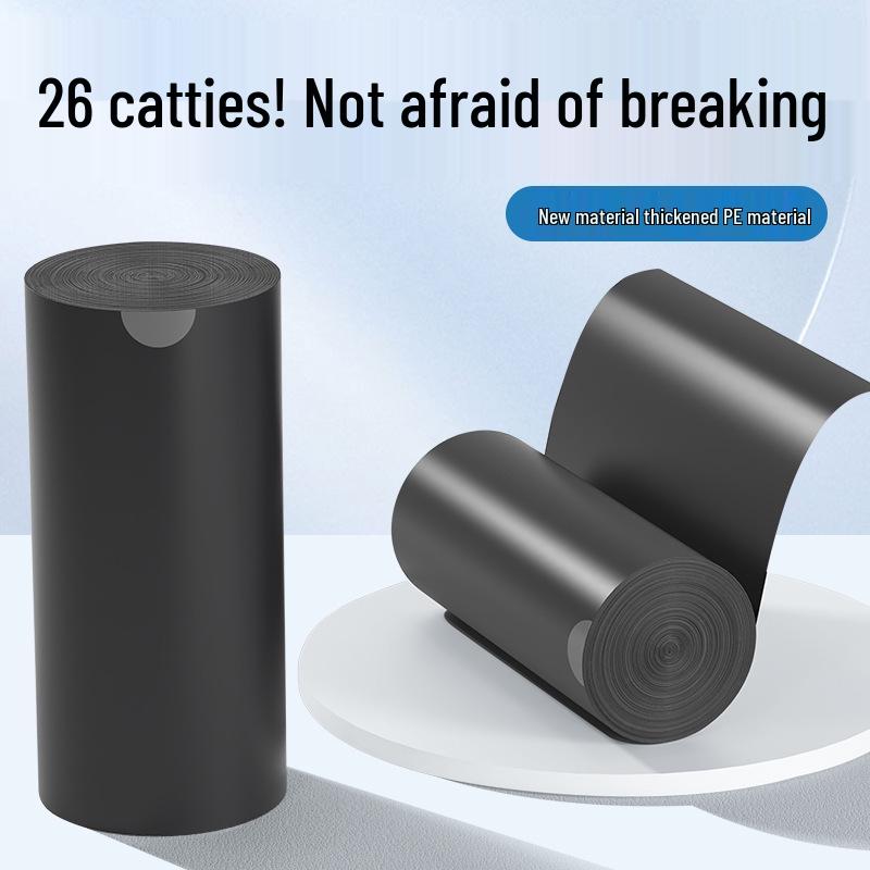 Durable Drawstring Trash Bags - Tear-Resistant, Self-Sealing Kitchen and Dormitory Use