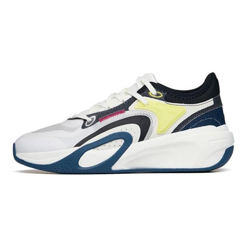 Anta Life Series men low-top sneakers white black yellow 112228081-3 39
