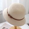 New fashion belt buckle versatile breathable comfortable sun hat outdoor travel leisure vacation small brim basin hat