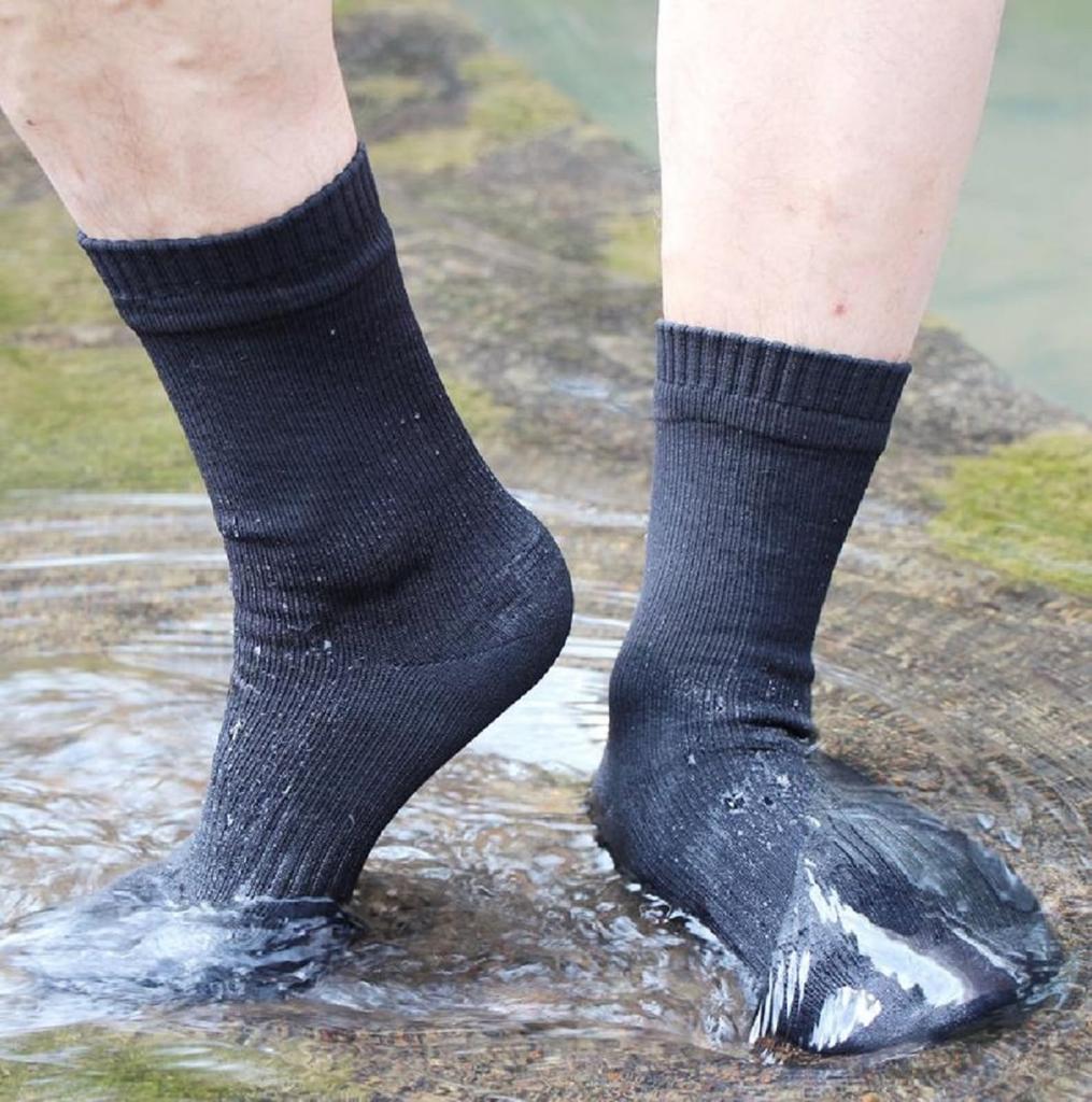SAISAC Waterproof and Warm for and Rainy Perfect for All Commuting in Bad Rock and Walking Size Socks, 3-Layer Waterproof, Breathable, Cold, Snowy,
