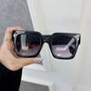 Cute Square Designer Sunglasses Women Men Big Frame Stylish Gradient Sun Glasses Female Male Brand Fashion