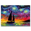 Starry Night by Vincent Van Gogh Famous Artist Art Print  Wall Picture Canvas Oil Painting Home Wall Decor