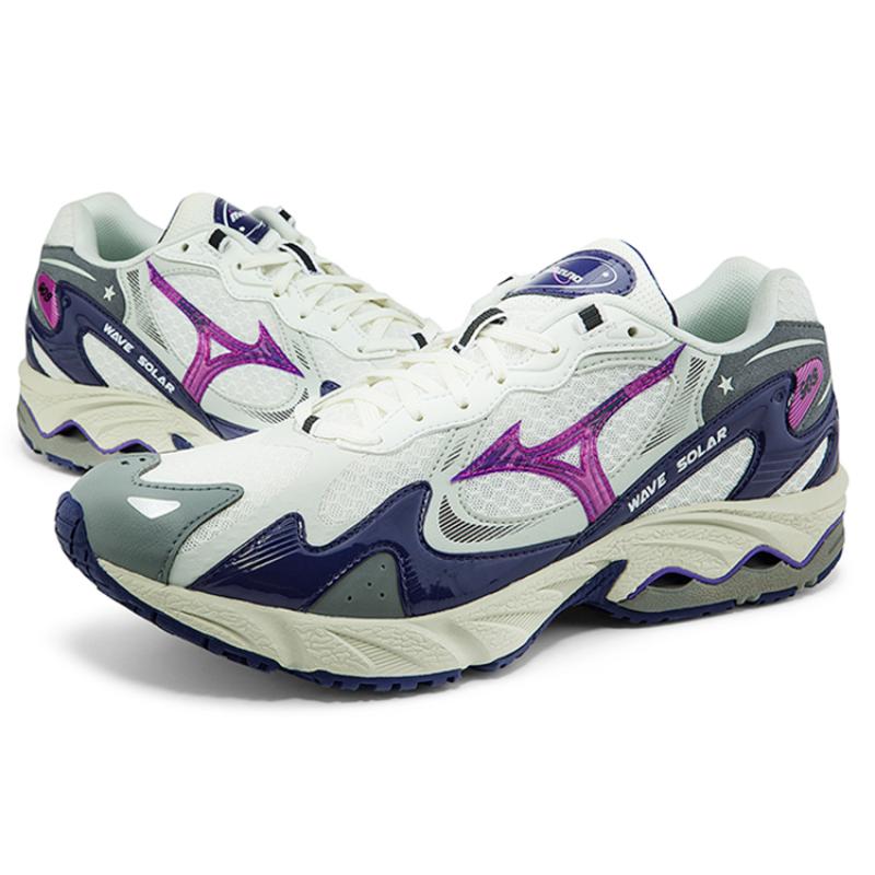 Mizuno Wave Solar 'Blue Purple Silverwhite' Sneakers D1GH213501