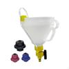 Car Coolant Filler Set Auto Funnel Kit Direct Replaces No Spill Practical Refill