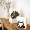 Napkin Holder, Coffee Cup Design Metal Freestanding Tissue Dispenser Organizer Iron Tabletop Paper Napkin Holder Stand for Home Kitchen, Restaurant, P