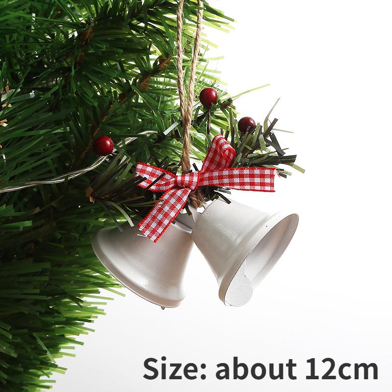 4 Stück Weihnachtsglocken Ornamente Zur Dekoration Klingelglocken Für Bastelarbeiten Perlen Dekorationen Für Weihnachtsbaum Spielzeug DIY Dekoration
