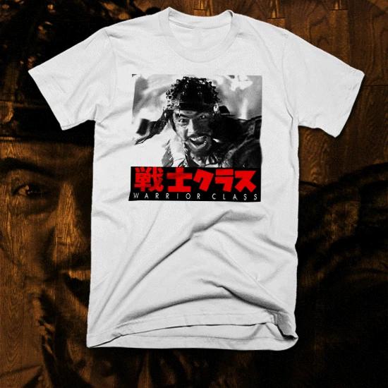 Samurai t-shirt japanese Ronin Kanji Warrior katana kill bill bushido code Tee S